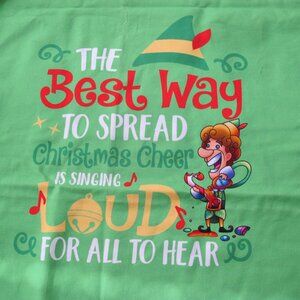 Buddy the Elf Theme Fabric Panel